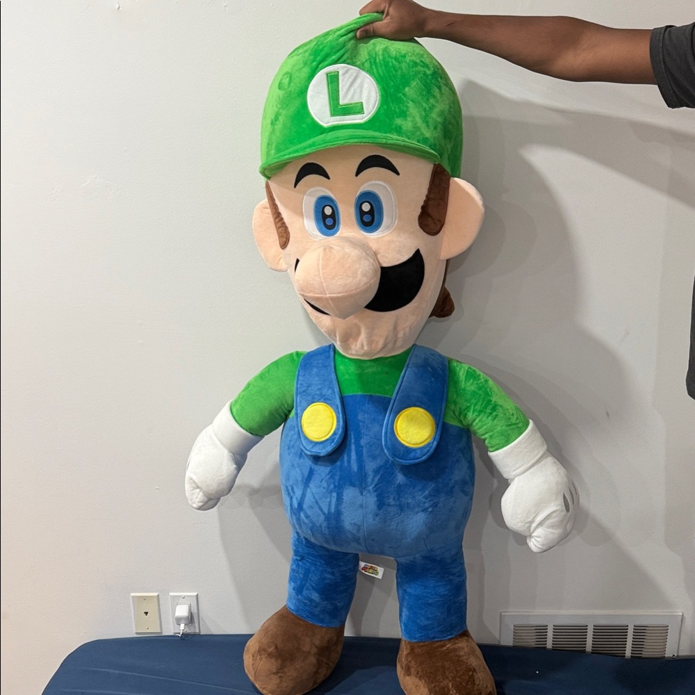 Nintendo Luigi Plush Toy - Green and Blue